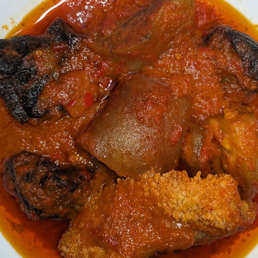 Nigeria Owambe Stew ( Fried Stew)